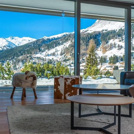Luxury Panorama Apartment With Alpengold Spa Access Davos Bagian luar foto