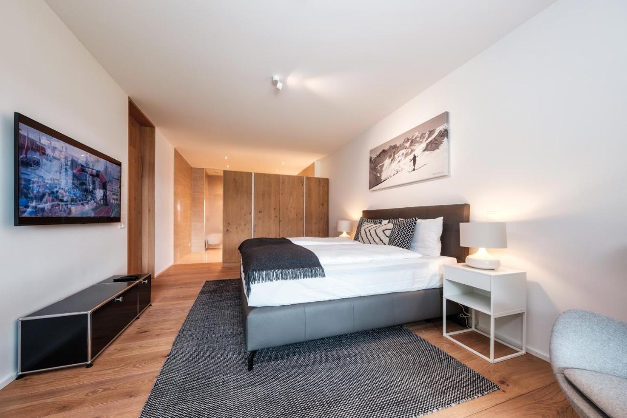 Luxury Panorama Apartment With Alpengold Spa Access Davos Bagian luar foto