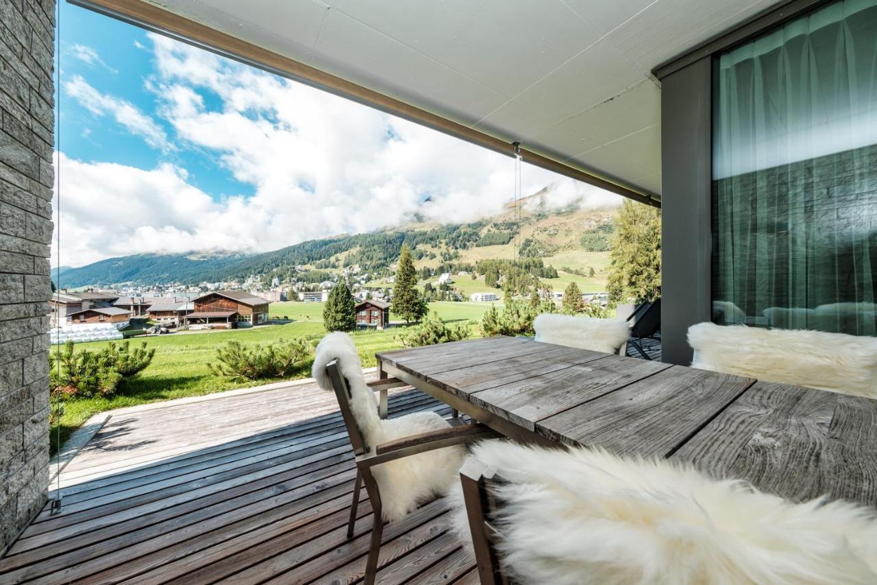Luxury Panorama Apartment With Alpengold Spa Access Davos Bagian luar foto