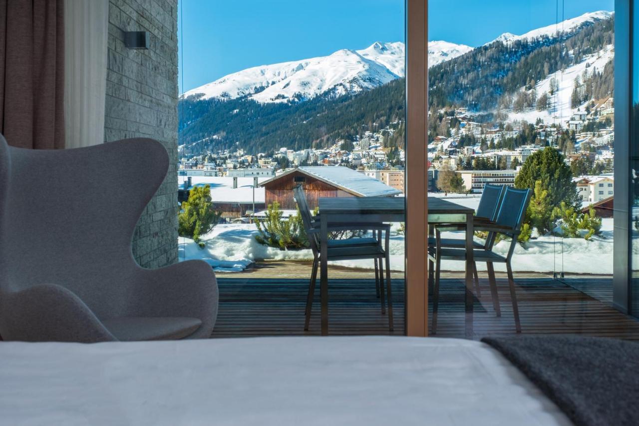 Luxury Panorama Apartment With Alpengold Spa Access Davos Bagian luar foto